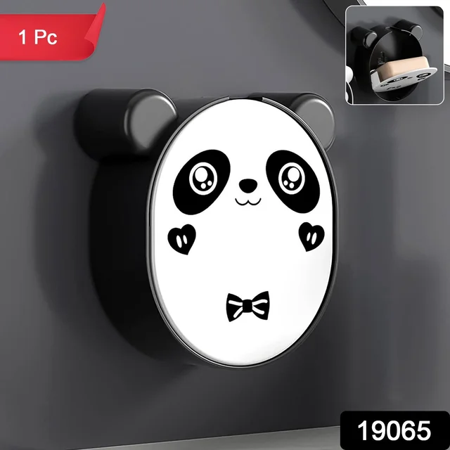 Panda Soap Box – Waterproof Wall-Mounted Flip-Top Holder