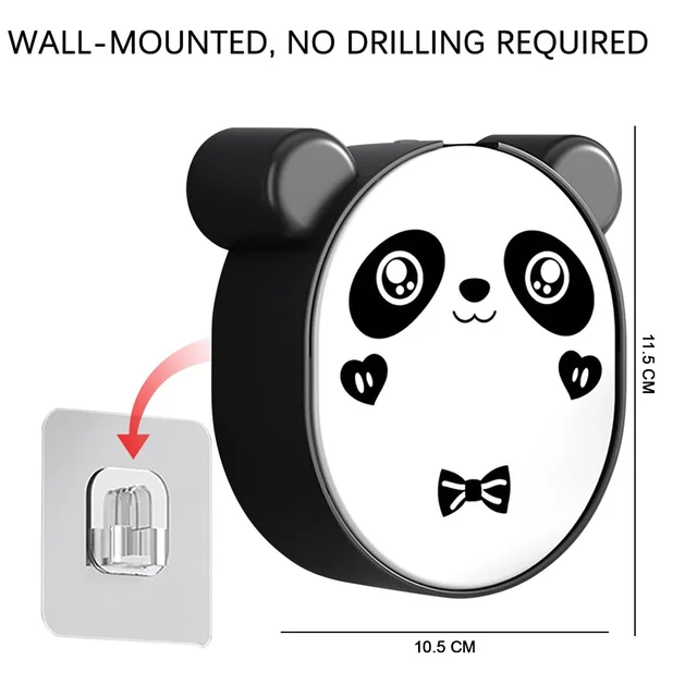 Panda Soap Box – Waterproof Wall-Mounted Flip-Top Holder