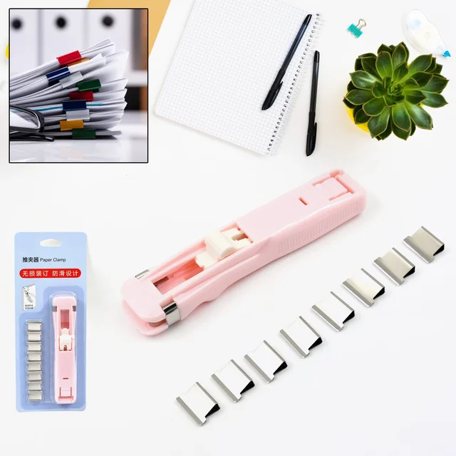 Paper Clamp Dispenser – Reusable Clips, No Holes | Papezo