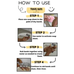 Paper Soap Sheets – Portable Hand & Face Wash | VelvetBubbles