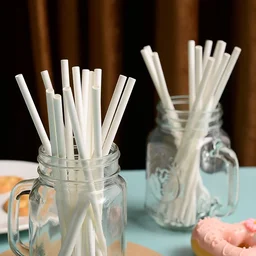 Paper Straws – Sog-Resistant & Eco-Friendly 6mm x 200mm, 50 pcs