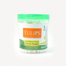 Paper-Stick Cotton Swabs – Dual-Tipped, Eco-Friendly | Tulips
