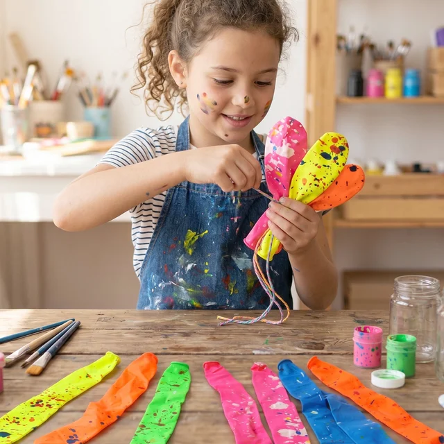 Party Balloons – Long, Twistable, Multicolour for Festive Decor