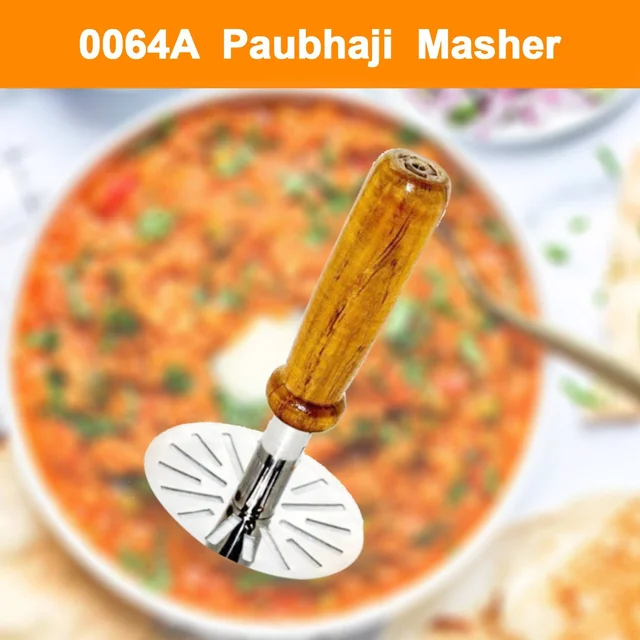 Paubhaji Masher – Ergonomic Stainless Steel | GripChef