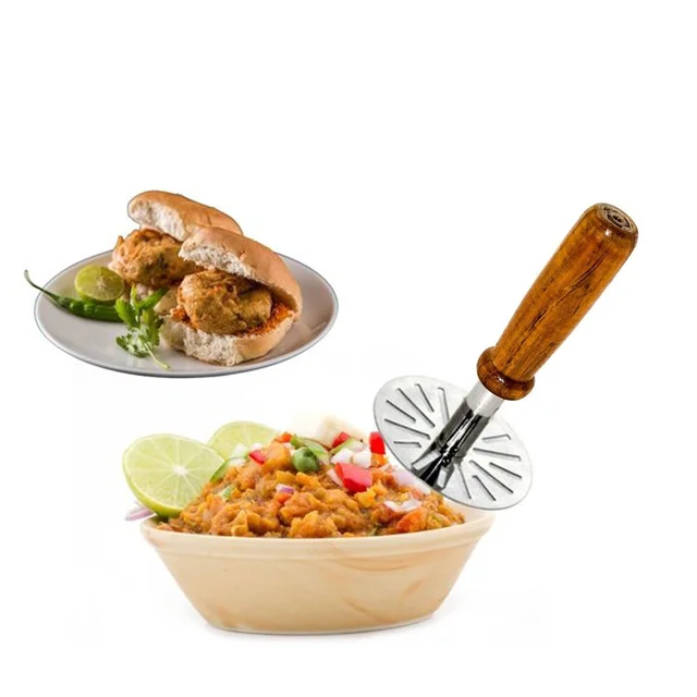 Paubhaji Masher – Ergonomic Stainless Steel | GripChef
