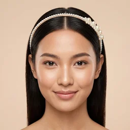 Pearl Beaded Headband – Elegant and Lightweight for Daily & Party Wear