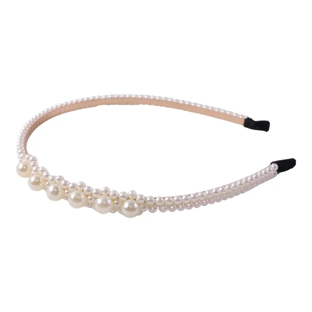 Pearl Beaded Headband – Elegant and Lightweight for Daily & Party Wear
