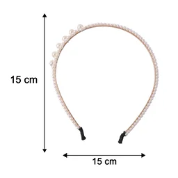 Pearl Beaded Headband – Elegant and Lightweight for Daily & Party Wear