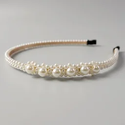 Pearl Beaded Headband – Elegant and Lightweight for Daily & Party Wear