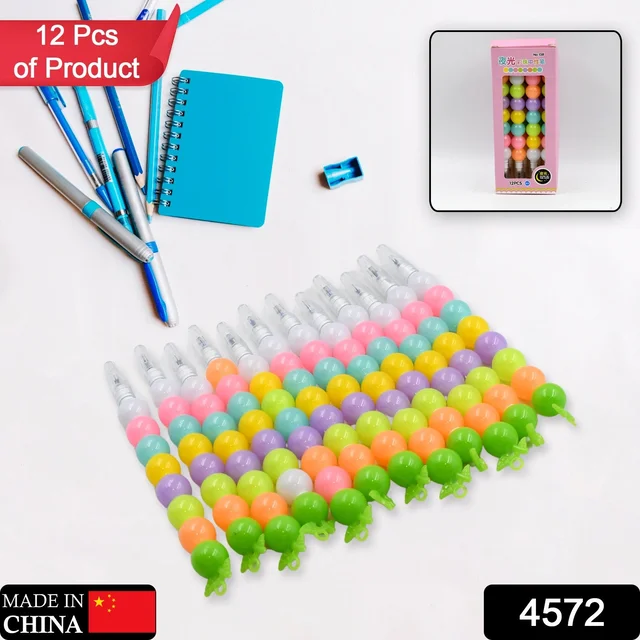 Pearl Gel Pen Set – Multicolor Moti Pens for Kids (12 Pc) | Writezo