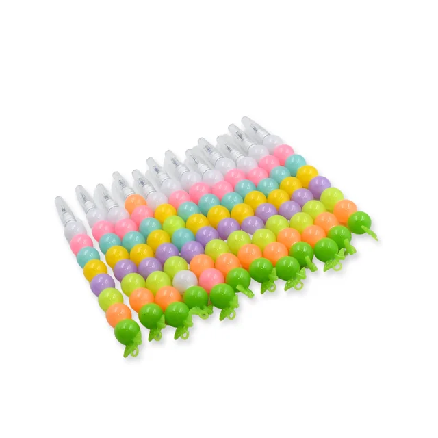 Pearl Gel Pen Set – Multicolor Moti Pens for Kids (12 Pc) | Writezo