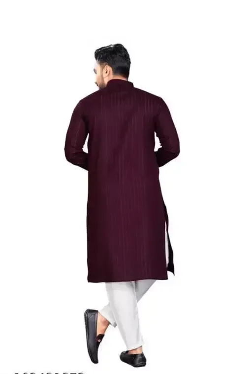 Men Line Only Kurta MO - XXL