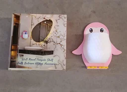 Penguin Storage Box – Wall Mount Organizer for Remote & Toothbrush | VoltDesk