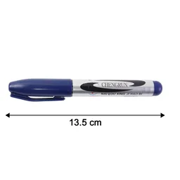 Permanent Marker Pen – Bold Blue Ink with Quick-Dry Formula