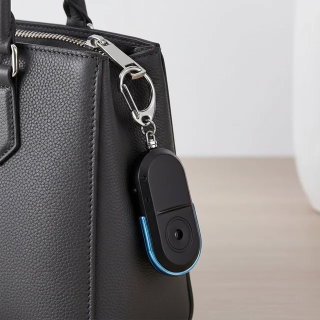 Personal Safety Alarm Keychain – Loud Emergency Siren & LED Light