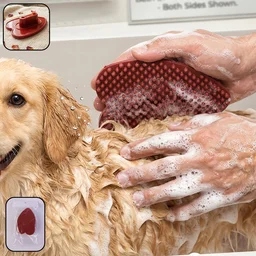 Pet Bath Brush – Soft Bristles for Gentle Grooming and Massage