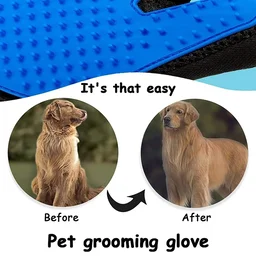 Pet Deshedding Glove – Gentle Grooming | Velvet Wipe
