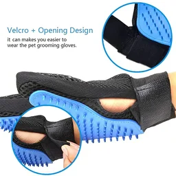 Pet Deshedding Glove – Gentle Grooming | Velvet Wipe