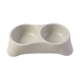 Pet Double Bowl Feeder – Anti-Slip Design for Easy Feeding