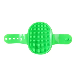 Pet Grooming Bath Brush – Soft Bristles with Adjustable Strap