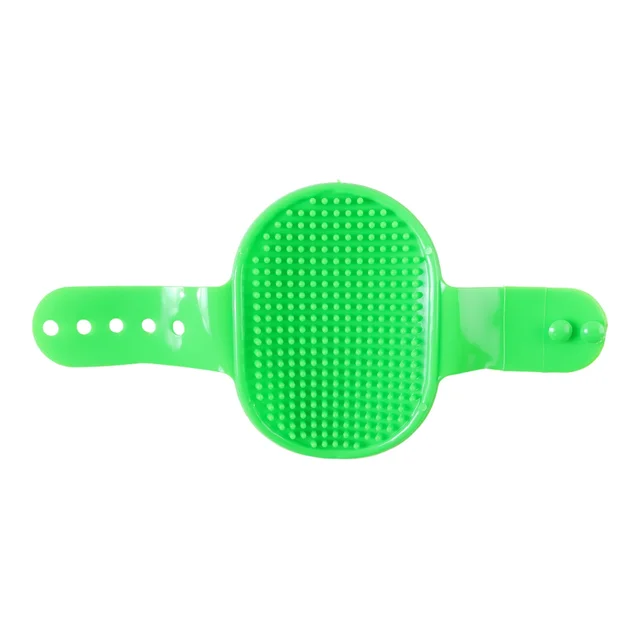 Pet Grooming Bath Brush – Soft Bristles with Adjustable Strap