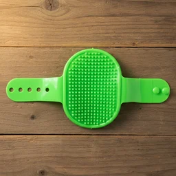 Pet Grooming Bath Brush – Soft Bristles with Adjustable Strap