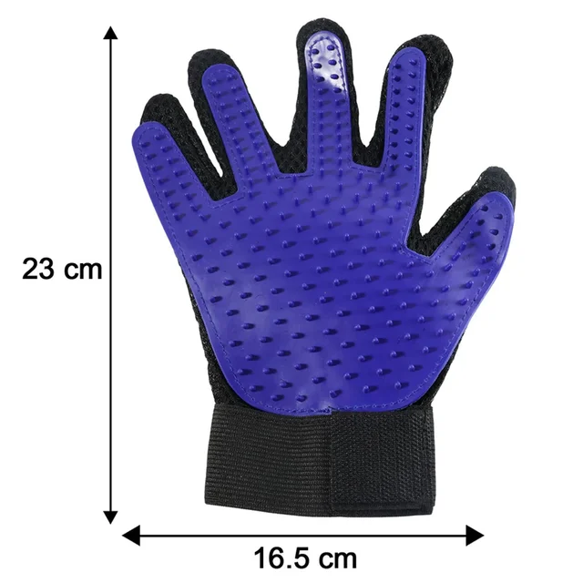Pet Grooming Deshedding Glove – Gentle Fur Removal & Massage