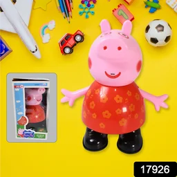 Pig Pretend Play Toy – Movable Soft Rubber Figure | Play & Move
