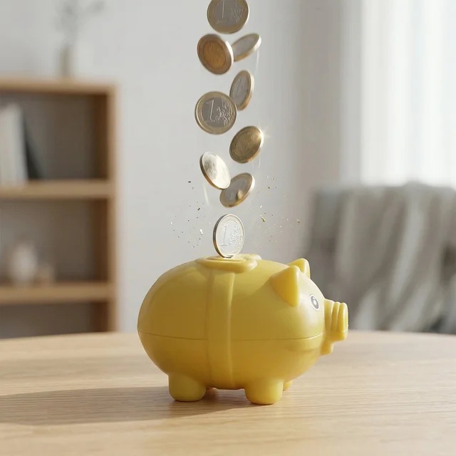 Piggy Bank – Cute Kids’ Coin Savings Box for Learning