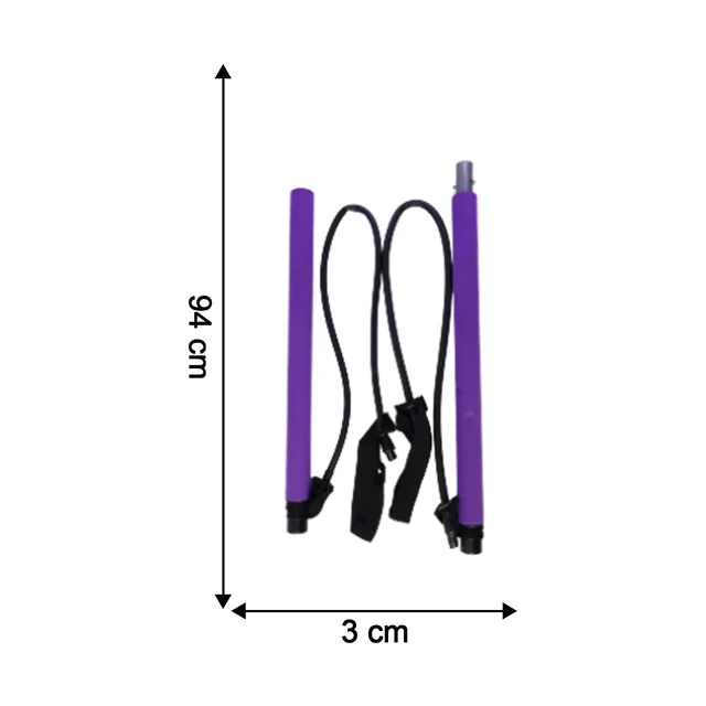 Pilates Bar with Resistance Bands – Full-Body Home Workout Kit