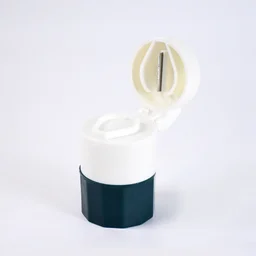 Pill Crusher 4-in-1 with Grinder, Cutter & Water Cup – Compact & Portable