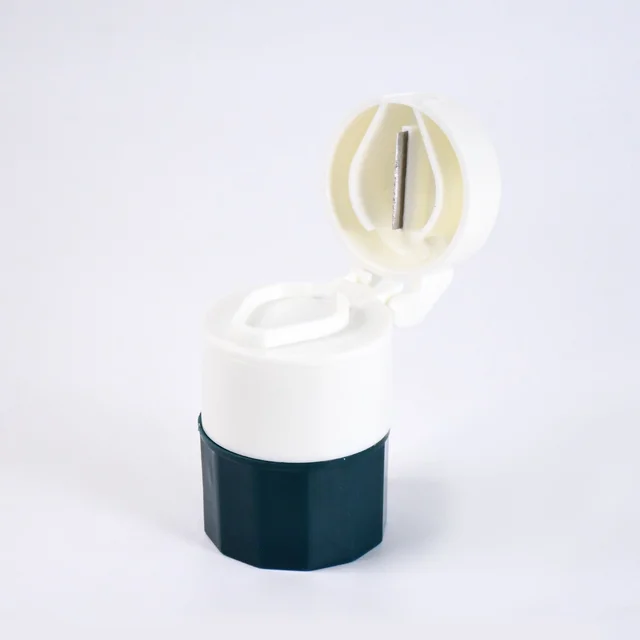 Pill Crusher 4-in-1 with Grinder, Cutter & Water Cup – Compact & Portable