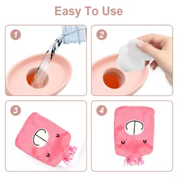 Pink Hot Water Bag – Pain Relief & Warmth | Velvet Wellness