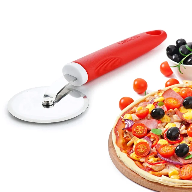 Pizza Cutter Wheel – Stainless Steel & Plastic Grip | Ganesh
