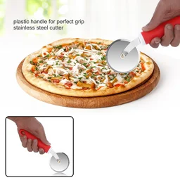 Pizza Cutter Wheel – Stainless Steel & Plastic Grip | Ganesh