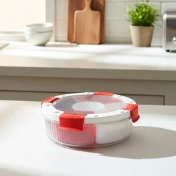 Plastic 5-compartment Spice Storage Box – Easy Kitchen Organization