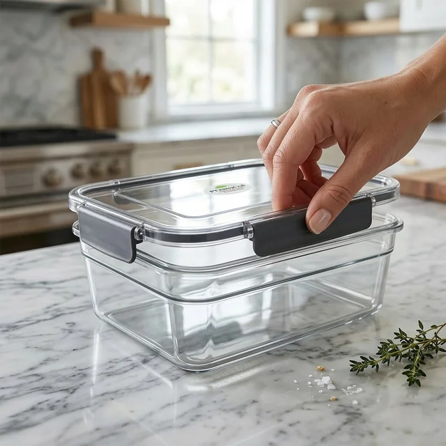 Plastic Airtight Food Storage Container Set – Keep Food Fresh and Organized