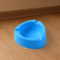 Plastic Ashtray – Durable Wide Bowl with 3 Cigarette Slots