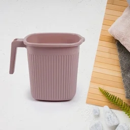 Plastic Bath Mug Set – Square, 1000ml (4 Pc) | Mini Bubbles