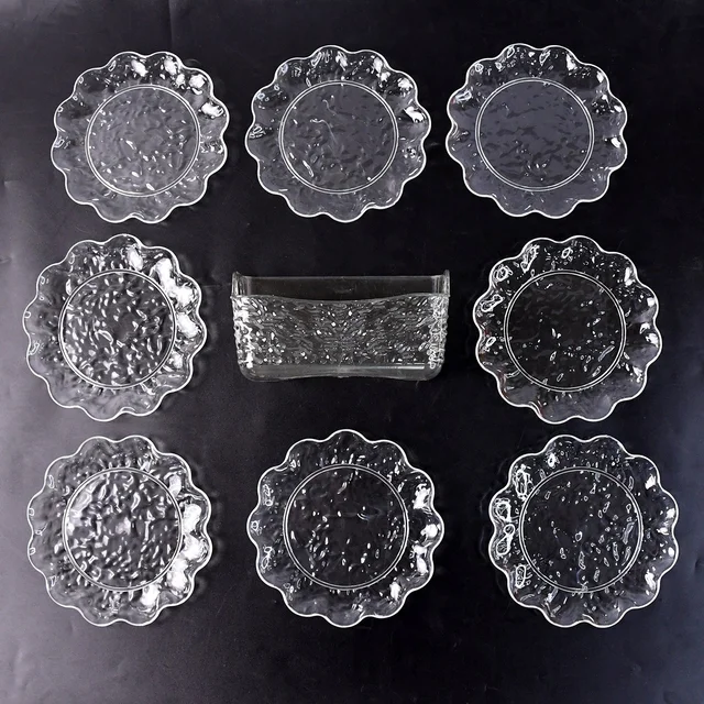 Plastic Bowl Set – 9-Piece Unbreakable Serving Tray Combo