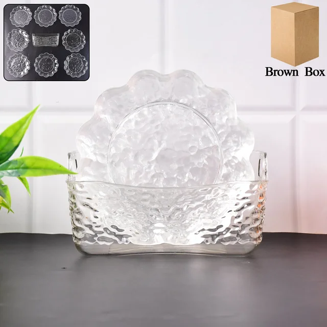 Plastic Bowl Set – 9-Piece Unbreakable Serving Tray Combo
