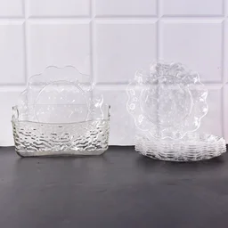 Plastic Bowl Set – 9-Piece Unbreakable Serving Tray Combo