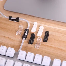 Plastic Cable Clips – Strong Adhesive Wire Organizer (20 Pcs) | WipeTech