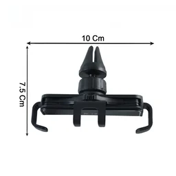 Plastic Car Mobile Phone Holder Air Vent Mount 360 Degree Rotating (1 Pc)