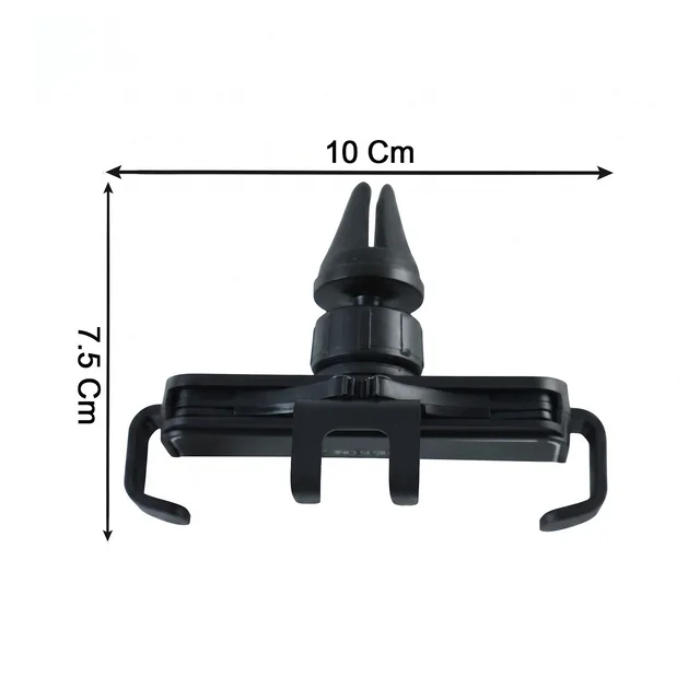Plastic Car Mobile Phone Holder Air Vent Mount 360 Degree Rotating (1 Pc)