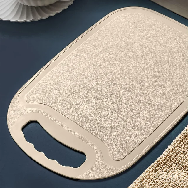 Plastic Chopping Board 34x23 cm – Durable, Non-Slip with Handle