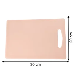 Plastic Chopping Board with Handle Grip – Compact 30x20cm