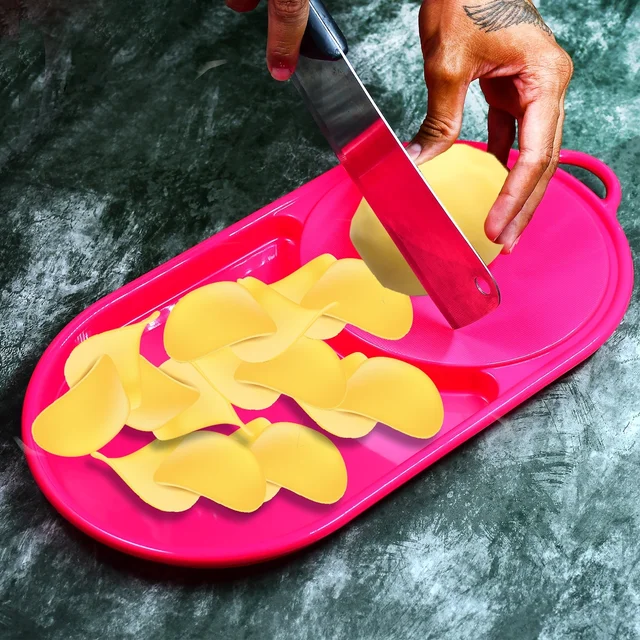 Plastic Chopping Board with Tray – Smart Food Prep & Collection | Quickslice