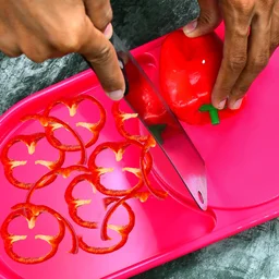 Plastic Chopping Board with Tray – Smart Food Prep & Collection | Quickslice