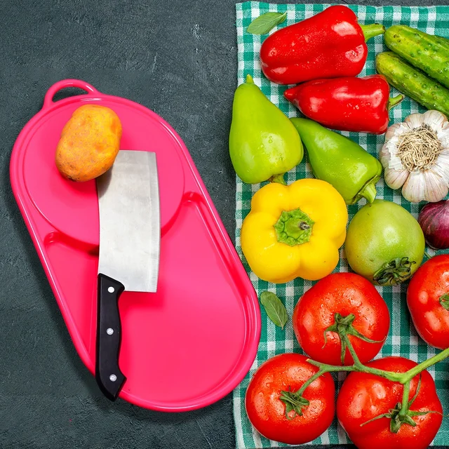 Plastic Chopping Board with Tray – Smart Food Prep & Collection | Quickslice